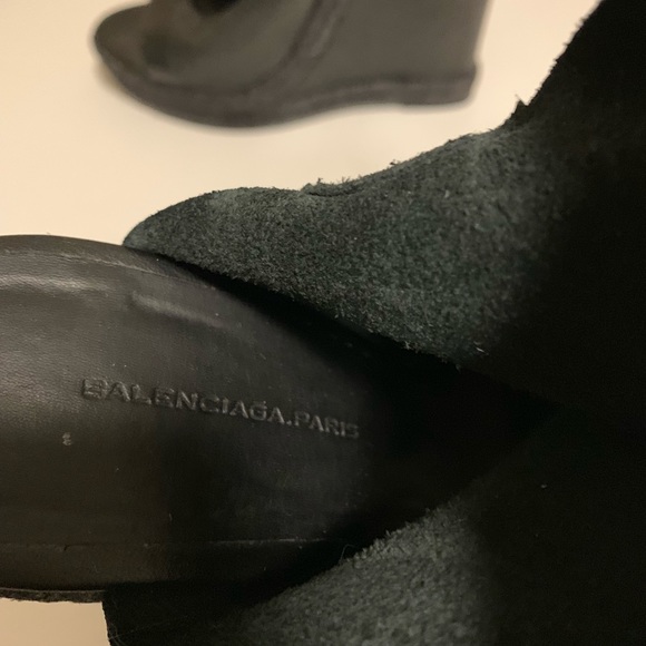 Balenciaga Open toe wedge booties - Picture 2 of 3